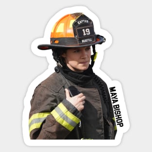 STATION 19 - MAYA BISHOP - DANIELLE SAVRE Sticker